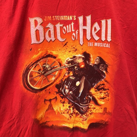 Jim Steinman Bat out of Hell The Musical T Shirt Size Large - Picture 2 of 3